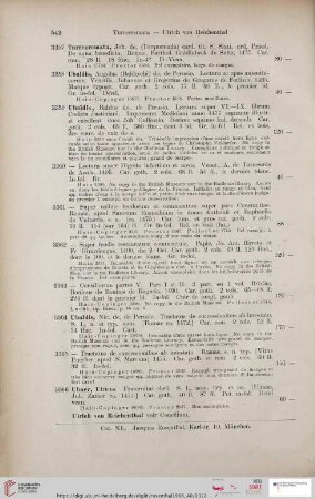 [Ubaldis - Urbanus] (Nr. 3358 - 3368)