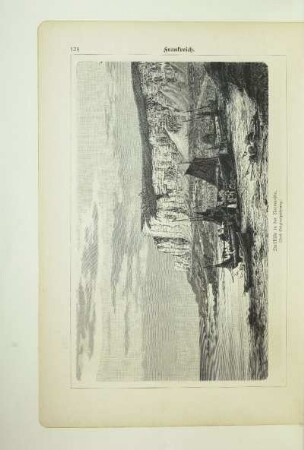Steilküste in der Normandie