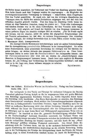 783-792, V. Besprechungen