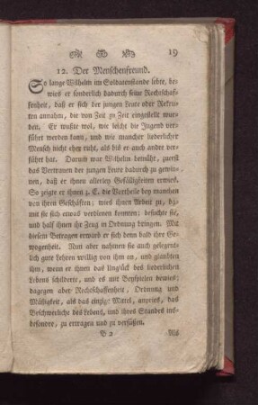 12. Der Menschenfreund.