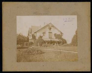 Villa, Starnberger See oder Wiessee (?): Außenansicht
