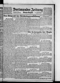 Dortmunder Zeitung. 1874-1939