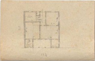 Hildebrand, Adolf von; Tegernsee; Landhaus Konrad Fiedler - Grundriss