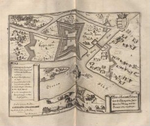 New erbaute Schantzen in Hungarn zwischen der Waag und der Thonaw 1664. angefangen.