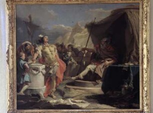 Szenen aus römischen Legenden — Mucius Scaevola vor Porsena