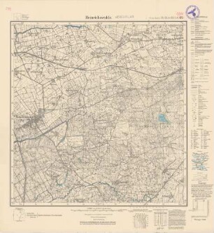 0996 Heinrichswalde (4-cm-Karte) Meßtischblatt [alte Nr. 85]