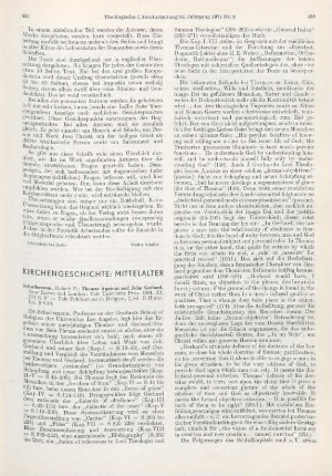 437-440 [Rezension] Scharlemann, Robert P., Thomas Aquinas and John Gerhard