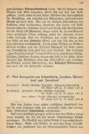 47. Das Seengebiet um Schmöckwitz, Zeuthen, Wernsdorf und Zernsdorf