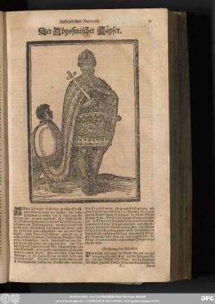 Der Abyssinischer Käyser.
