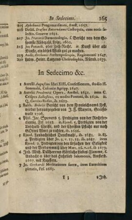 165-166, In Sedecimo &c.