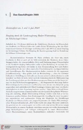Empfang durch die Landesregierung Baden-Württemberg im Schwetzinger Schloss