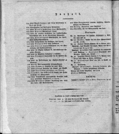 Druckfehler in Jäck´s Aufsatz Heft VIII