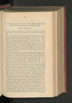A Plain Account of the Life, Labours and Doctrines of Confucius.