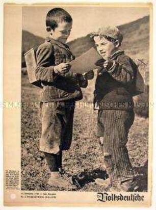 Halbmonatszeitschrift "Der Volksdeutsche" u.a. zur Sudetenfrage