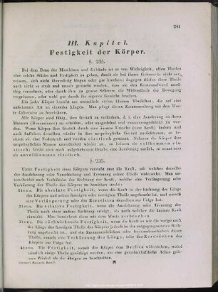 III. Kapitel Festigkeit der Körper