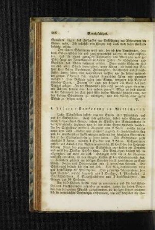 Lehrer-Conferenz in Wittichenau