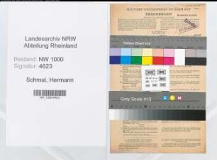 Entnazifizierung Hermann Schmal, geb. 08.12.1894 (Ingenieur)
