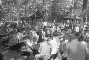 Turmberg-Waldfest, veranstaltet von der Freiwilligen Feuerwehr Durlach und vom Musikverein 1885 Durlach