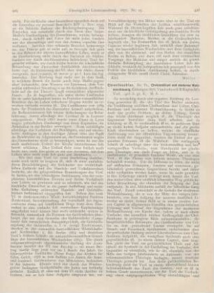 426-433 [Rezension] Ehrenfeuchter, Fr., Christenthum und moderne Weltanschauung