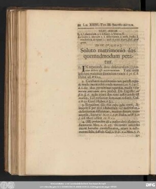 Tit. III. (V. 13. 18. 19.) Soluto matrimonio dos quemadmodum petatur.