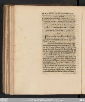 Tit. III. (V. 13. 18. 19.) Soluto matrimonio dos quemadmodum petatur.