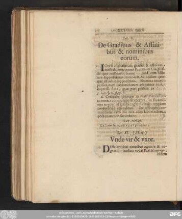 Tit. X. De Gradibus & Affinibus & nominibus eorum.