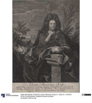 Porträt des Johann Alexander Christ d. Ä.