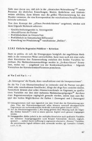 2.2.8.2 Einfache Regression Prädiktor - Kriterium