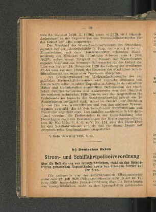 Strom- und Schiffahrtpolizeiverordnung