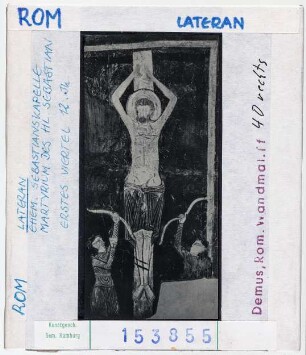 Rom: Lateran, ehem. Sebastianskapelle, Martyrium des Hl. Sebastian