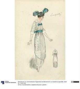 Sommerliches Tageskleid von Bernard et C.ie, Modell Escarpolette