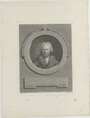 Bildnis des Bernhard Christoph Breitkopf