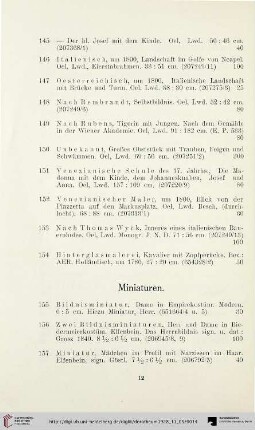 Miniaturen (Nr. 155-177)