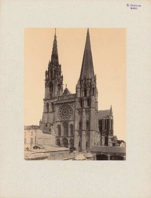 Kathedrale, Chartres: Außenansicht, Westfassade