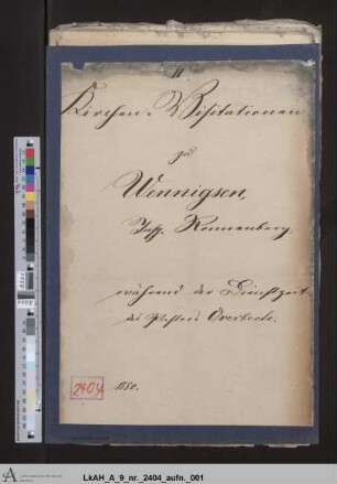 Wennigsen: Visitationsakten