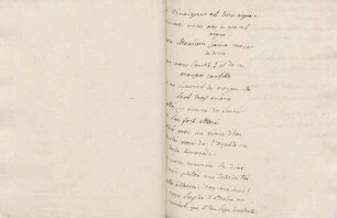 Französische Sprachübungen, von Karoline Luises Hand.