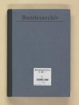 Meldeformulare der Kgl. Niederländischen Regierung: Bd. 3