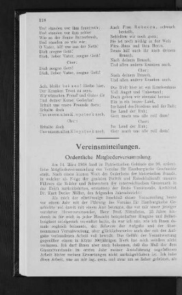 Ordentliche Mitgliederversammlung.