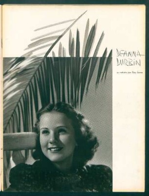 Deanna Durbin - su retrato por Ray Jones