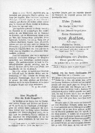Eine Flugschrift über die Katte-Tragödie