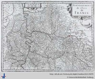 Insula Franciae vulg. Isle de France.