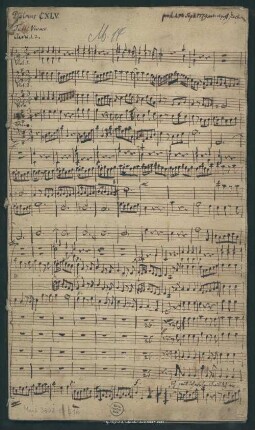 Ich will dich erhöhen mein Gott - Mus.3602-E-516 - Mus.3602-E-516a : V (4), Coro, orch
