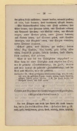 C. Ordnen und Bezeichnen der Vorstellungen von Eigenschaften. (Eigenschaftswörter.)