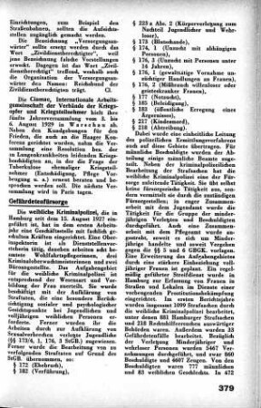 Weibliche Kriminalpolizei [Gefährdetenfürsorge]