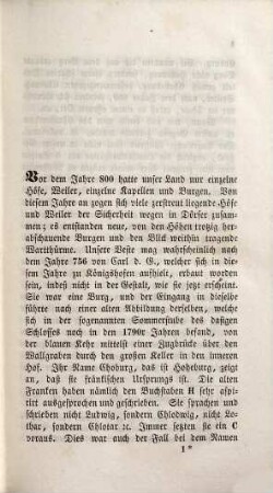 Jahrbücher der Herzogl. Sächs. Residenzstadt Coburg, 3. Die ältere und älteste Geschichte der Stadt und des Landes Coburg