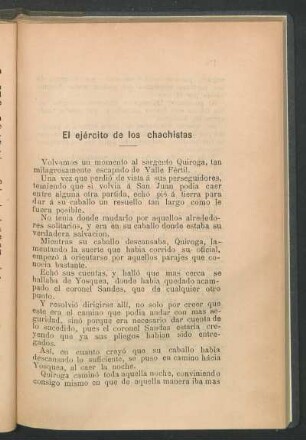 El ejército de los chachistas