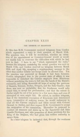 Chapter XXIII. The defence of Khartoum