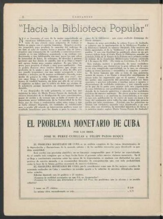 "Hacia la Biblioteca Popular"