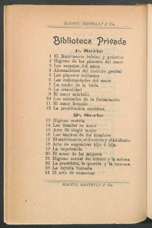 Biblioteca Privada