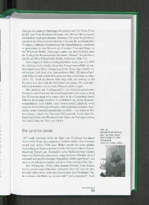 Die letzten Jahre